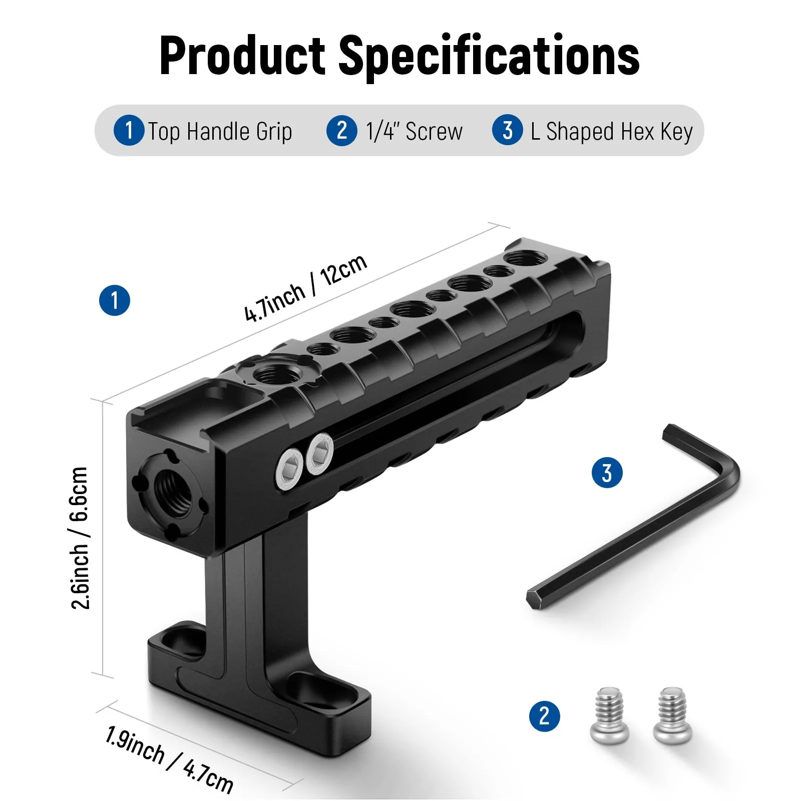 NEEWER VS104 Aluminum Alloy Top Handle Grip