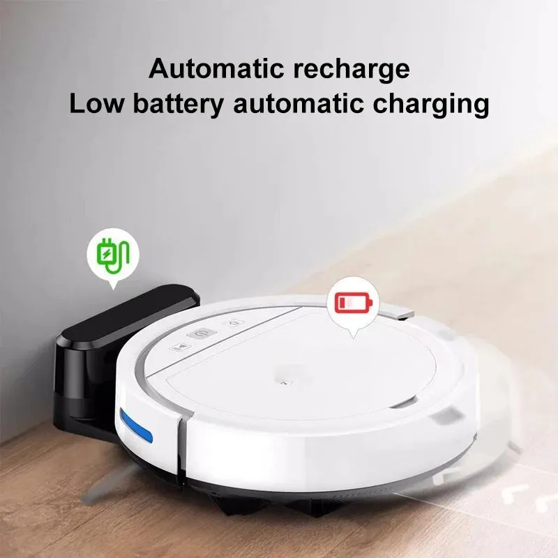 New Automatic Recharge, APP-Controlled Sweeping Robot with Integrated Suction