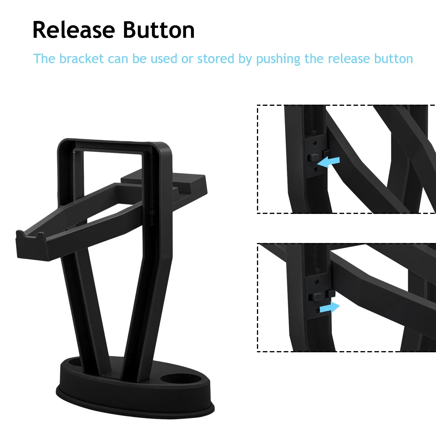 Organizer Display Stand for Oculus Quest 2/Quest 3/PS VR-Black (JYS-OC002)