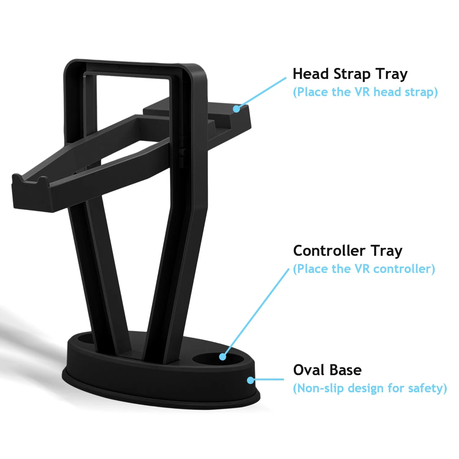 Organizer Display Stand for Oculus Quest 2/Quest 3/PS VR-Black (JYS-OC002)