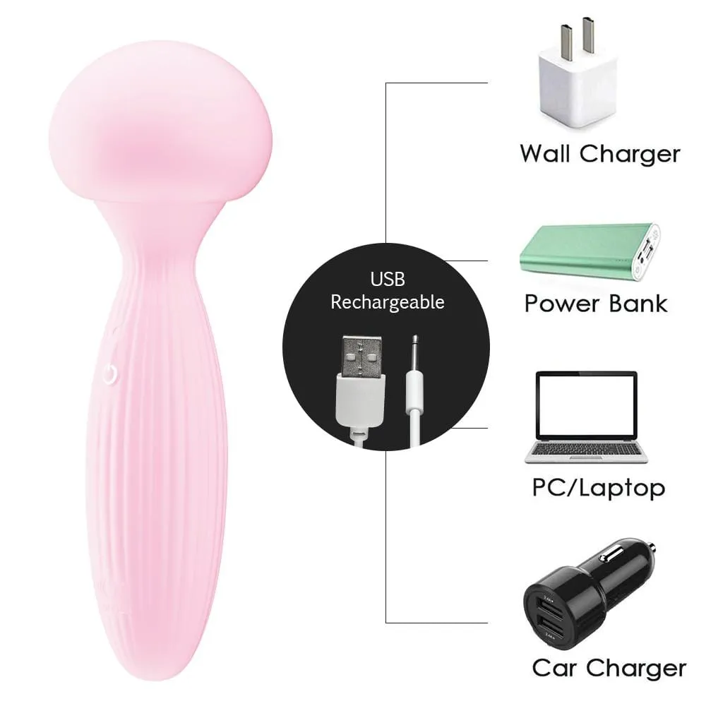 OTOUCH Liquid Silicone Massage Wand Vibrator–Mushroom