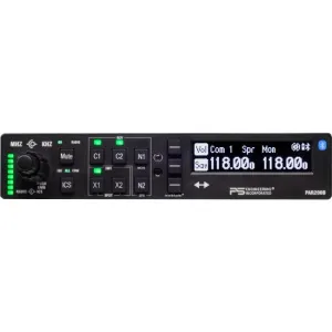 PAR200B Certified Audio Panel with TY91L Com Radio