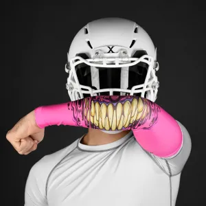 Pink Smile Mask Arm Sleeve (Left Arm)