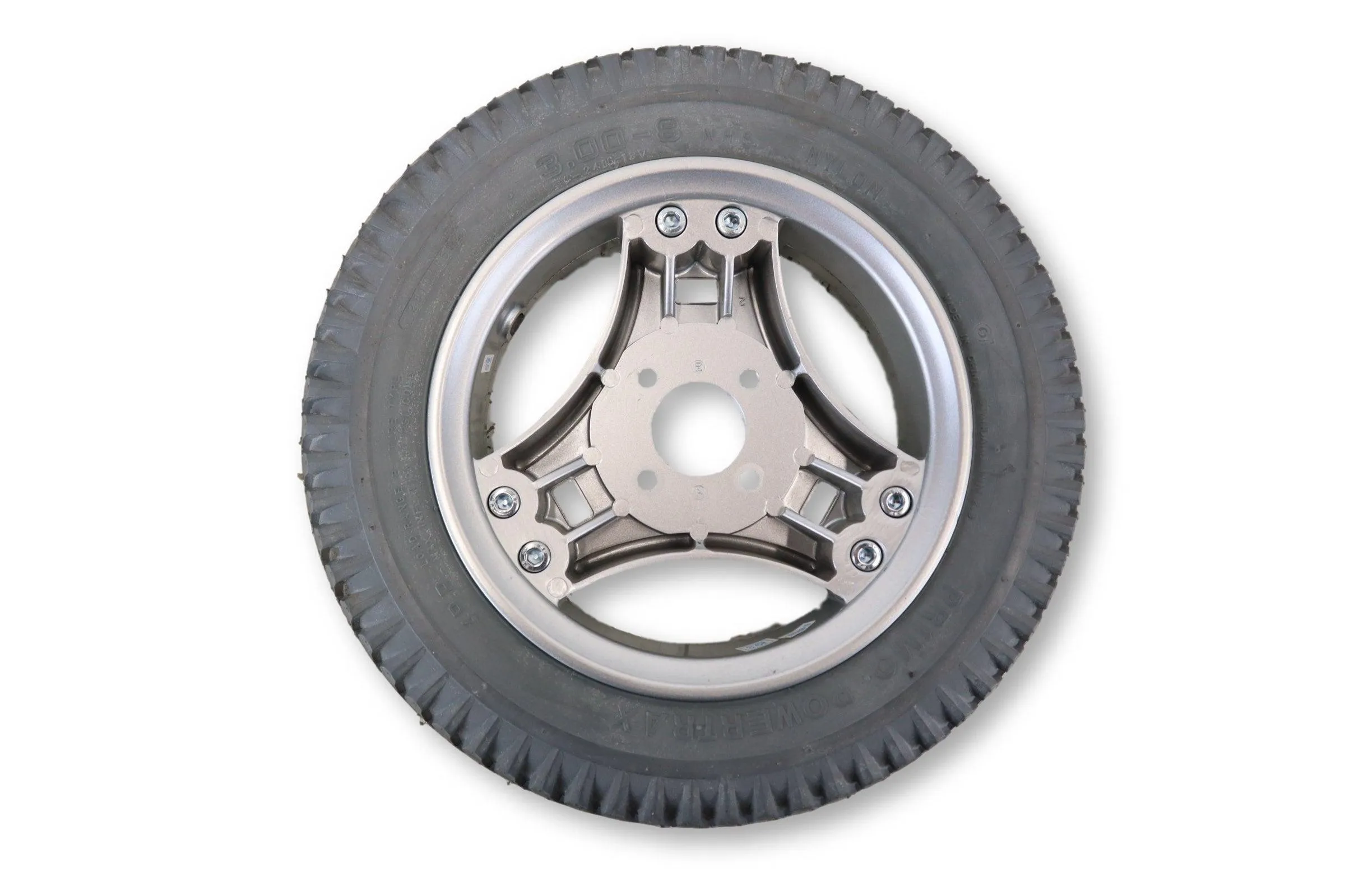 Pr1mo PowerTrax Flat-Free Drive Wheel for Permobil C300, C500, M300, M500, and More Power Chairs | 14" x3" (3.00 -8) | 1822977