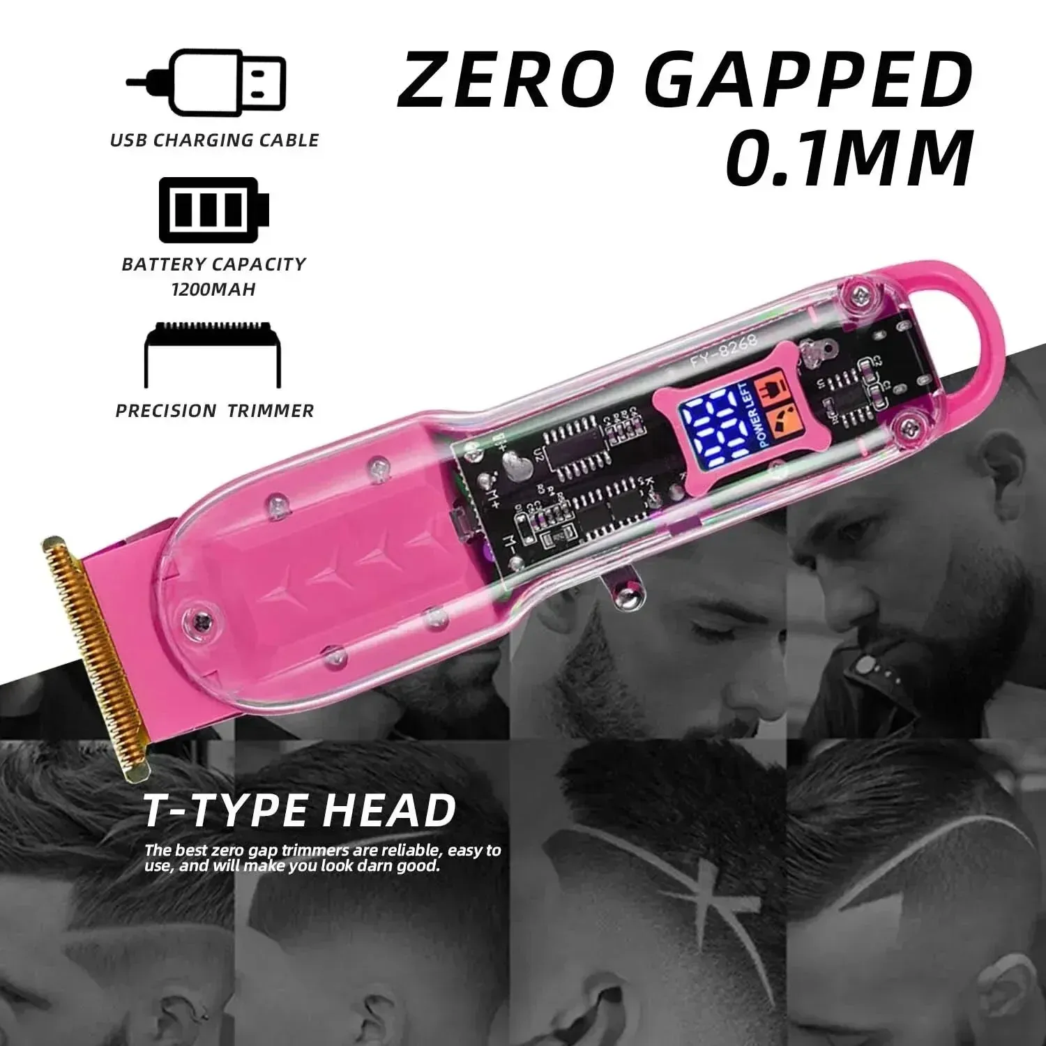 Professional Rechargeable Hair Clipper