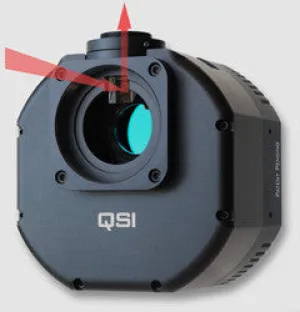 QSI 6120wsg-8 12 mp Cooled CCD Camera w/ Shutter, Guider Port & 8-Position CFW