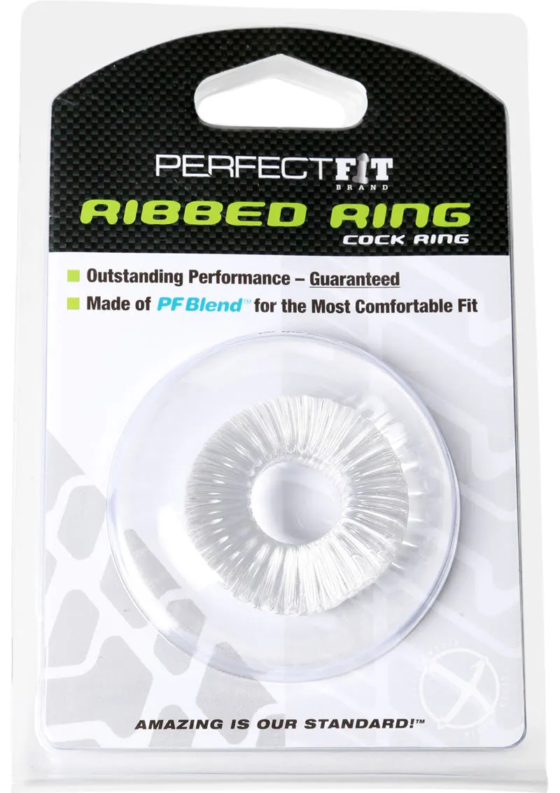 Ribbed Ring Clear