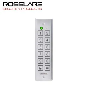 Rosslare - AYCE55 - Ultra Slim Piezo Mullion PIN Reader - 26 Bit - Convertible