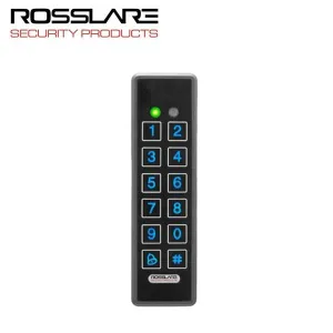 Rosslare - AYCE65BB -  Convertible Ultra Slim PIN - Proximity Reader - Controller - Black