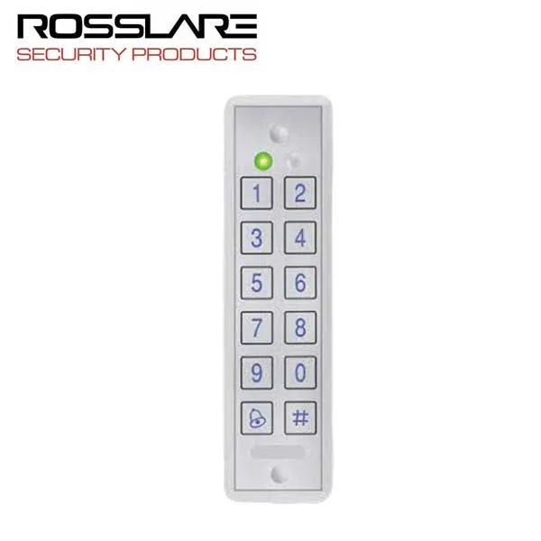 Rosslare - AYCE65BW - Ultra Slim PIN & Prox Reader / Controller - Convertible - 5-16 VDC