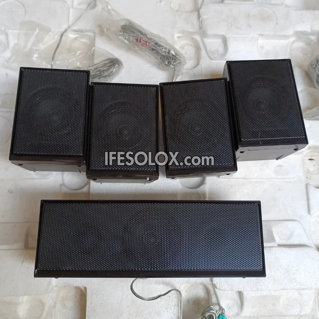 Samsung PS-ES1-1 3ohms Satellite Home Theater Surround Speakers Complete Set - Foreign Used