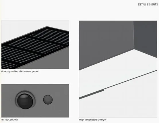 Simple But Powerful Solar Wall Light #6978