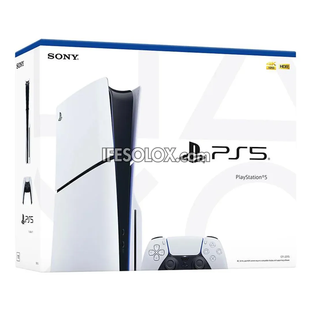 Sony PlayStation 5 (PS5) Slim Game Console with DualSense Controller and 1TB SSD Storage - Brand New