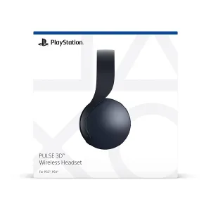 Sony PlayStation Pulse 3d Gaming Wireless Over Ear Headset/Headphone BLACK with Mic, Dual noise-cancellation Mic, 3.5mm Jack, Tempest 3D audio, USB Type-C charging, 12H Battery, Compatible with PS4, PS5, PS VR, Windows, Mac OS, Mobile