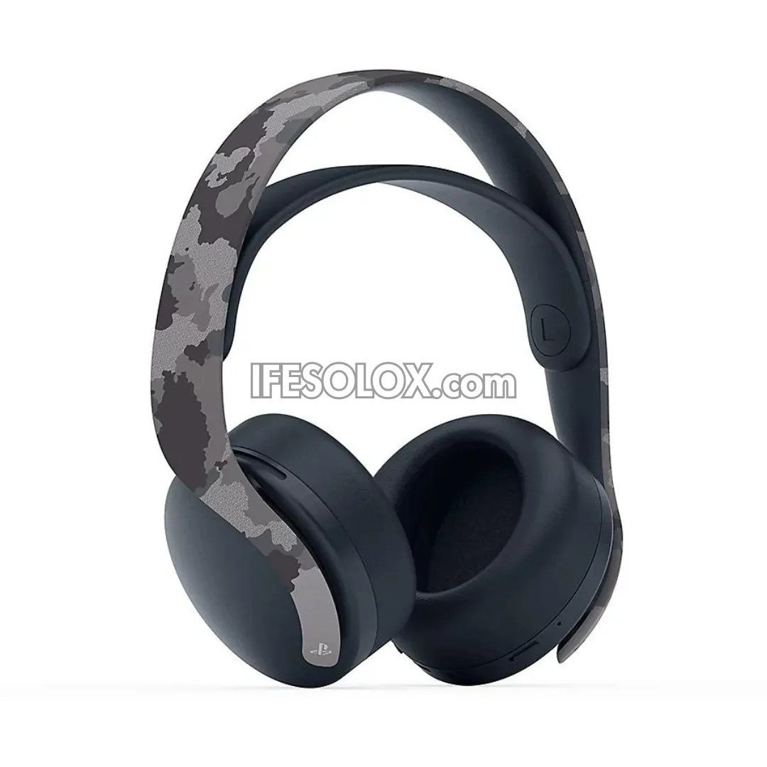 Sony PULSE 3D Wireless Headset for PS5 and PS4 (Grey Camouflage) - Brand New