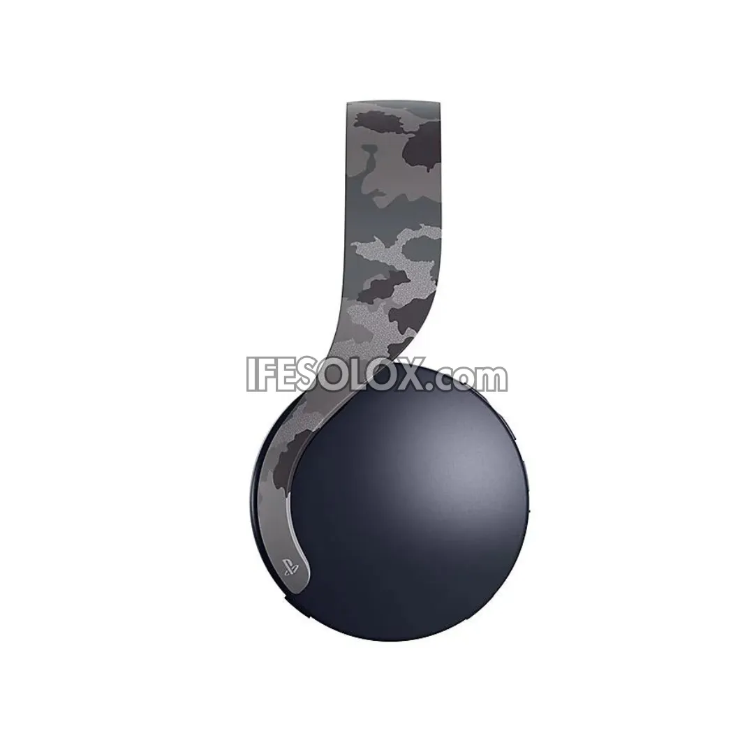 Sony PULSE 3D Wireless Headset for PS5 and PS4 (Grey Camouflage) - Brand New