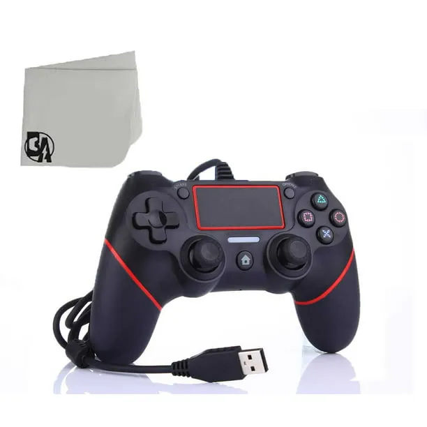 Wired Gaming Controller for PS4 with BOLT AXTION Bundle