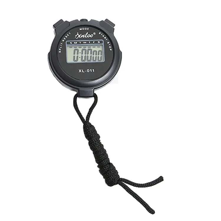 XINLOO XL-011 Display Single Memory Stopwatch Running Fitness Training Electronic Timer(Black)