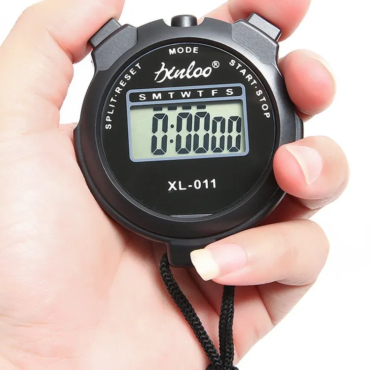 XINLOO XL-011 Display Single Memory Stopwatch Running Fitness Training Electronic Timer(Blue)